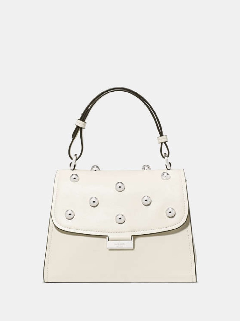 Kate Spade Riley Studded Small Top Handle Bag meringue